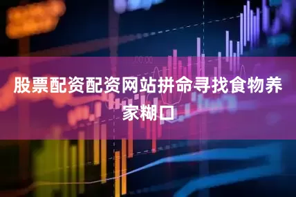 股票配资配资网站拼命寻找食物养家糊口